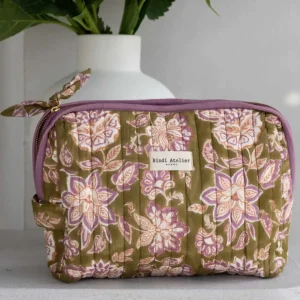 Trousse de maquillage – Matira Verde – Bindi Atelier