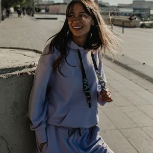 Sweat à Capuche Tyers - Lavande