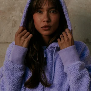 Polaire à Capuche X-Block - Lavande