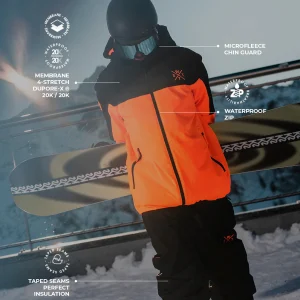Veste de ski X-Gamma - Orange Fluo