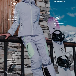 Veste de ski X-ices - Lavande