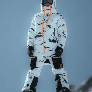 Pantalon de ski X-Jib - Camouflage Blanc