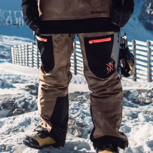 Pantalon de ski X-Jib - Marron Tie and Dye