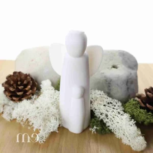 Ange gardien Emany en albâtre