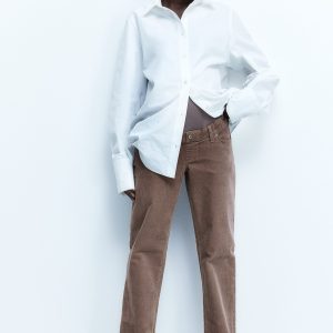 pantalon femme velours