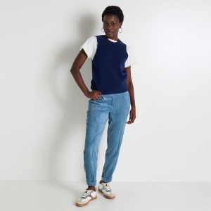 pantalon femme velours