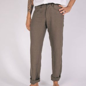pantalon homme en lin