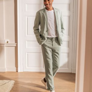 pantalon homme en lin