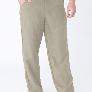 pantalon homme lin