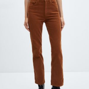 pantalon velours femme