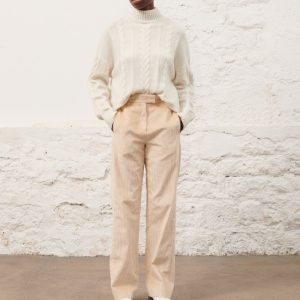 pantalon velours femme