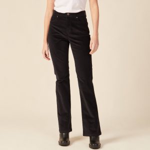 pantalon velours femme