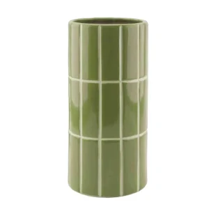 Vase Carrelage Kaki
