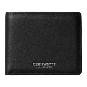 Carhartt Wip Vegas Billfold Wallet - Black/Silver